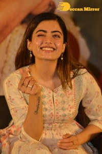 Rashmika Mandanna cute at a Press Conference