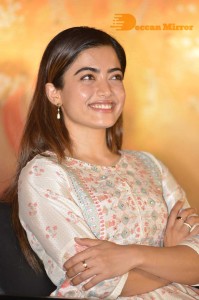 Rashmika Mandanna cute at a Press Conference