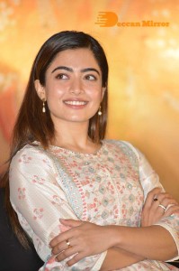Rashmika Mandanna cute at a Press Conference