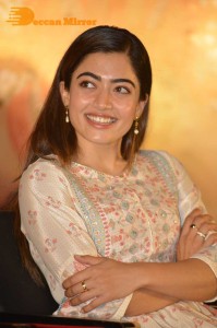 Rashmika Mandanna cute at a Press Conference