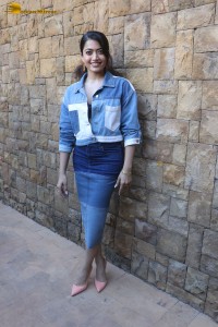 Rashmika Mandanna dressed in all denim