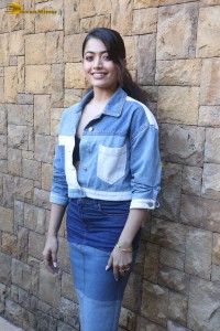 Rashmika Mandanna dressed in all denim