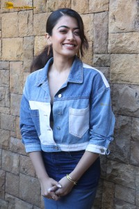 Rashmika Mandanna dressed in all denim