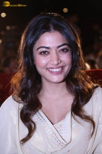 actress rashmika mandanna in a biege color salwar kameez dress