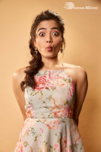 Telugu Actress Rashmika Mandanna Photoshoot with funny expressions