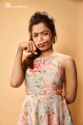 Telugu Actress Rashmika Mandanna Photoshoot with funny expressions