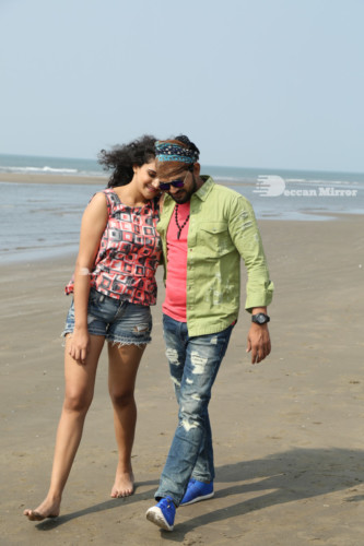 Telugu  Movie Ravana Lanka Working Stills