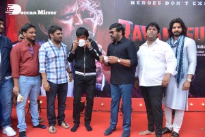 Ravanasura Movie Opening Stills with Ravi Teja, Chiranjeevi, Anu Emmanuel, Faira Abdullah
