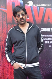 Ravanasura Movie Opening Stills with Ravi Teja, Chiranjeevi, Anu Emmanuel, Faira Abdullah