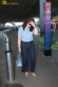 Bollywood actress Raveena Tandon stylish in sunglasses