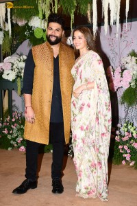 The engagement of Producer Ravi Bhagchandka and Designer Eka Lakhani attended by Anil Kapoor, Aditi Rao Hydari, Sidharth Malhotra, Neha Dhupia, and others