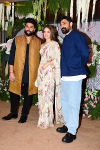 The engagement of Producer Ravi Bhagchandka and Designer Eka Lakhani attended by Anil Kapoor, Aditi Rao Hydari, Sidharth Malhotra, Neha Dhupia, and others