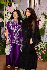 The engagement of Producer Ravi Bhagchandka and Designer Eka Lakhani attended by Anil Kapoor, Aditi Rao Hydari, Sidharth Malhotra, Neha Dhupia, and others