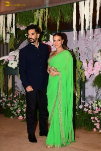 The engagement of Producer Ravi Bhagchandka and Designer Eka Lakhani attended by Anil Kapoor, Aditi Rao Hydari, Sidharth Malhotra, Neha Dhupia, and others
