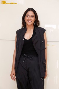 Telugu Actress Regina Cassandra in a black dress