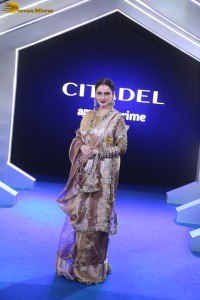 Actress rekha ramp walk at a fashion show