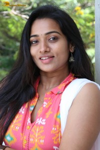 telugu actress rekha nirosha cute photoshoot in a orange salwar