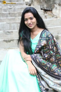 actress rekha nirosha in a green salwar cute photoshoot