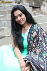 actress rekha nirosha in a green salwar cute photoshoot