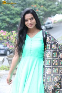actress rekha nirosha in a green salwar cute photoshoot