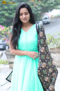 actress rekha nirosha in a green salwar cute photoshoot