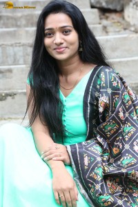 actress rekha nirosha in a green salwar cute photoshoot