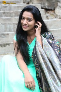 actress rekha nirosha in a green salwar cute photoshoot