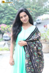 actress rekha nirosha in a green salwar cute photoshoot