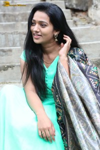 actress rekha nirosha in a green salwar cute photoshoot