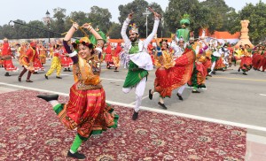 Republic Day Parade Pictures that were shared by Prime Minister Narendra Modi on Social Media