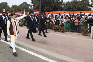 Republic Day Parade Pictures that were shared by Prime Minister Narendra Modi on Social Media