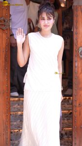 actress rhea chakraborty stunning in a white dress