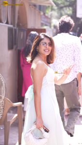 actress rhea chakraborty stunning in a white dress
