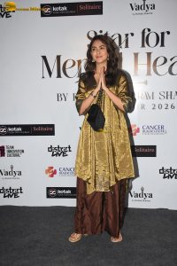Sitar for Mental Health by Rishab Sharma attended by Deepika Padukone, Mrunal Thakur, Tara Sutaria, and others
