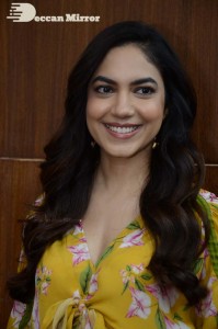 Actress Ritu Varma in a Yellow Dress