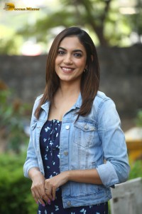 Telugu Actress Ritu Varma photoshoot in a denim jacket