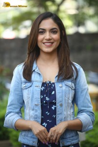 Telugu Actress Ritu Varma photoshoot in a denim jacket