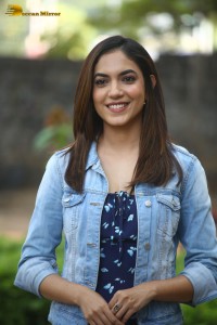 Telugu Actress Ritu Varma photoshoot in a denim jacket