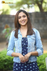 Telugu Actress Ritu Varma photoshoot in a denim jacket