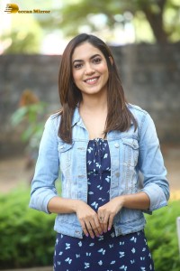 Telugu Actress Ritu Varma photoshoot in a denim jacket