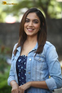 Telugu Actress Ritu Varma photoshoot in a denim jacket