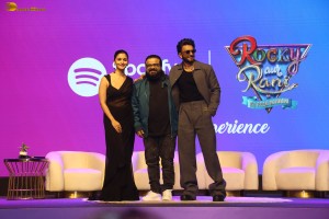 Alia Bhatt and Ranveer Singh promote Rocky Aur Rani Kii Prem Kahani on July 21, 2023