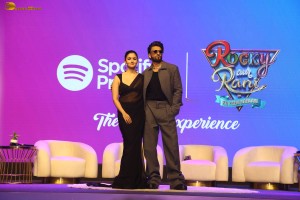 Alia Bhatt and Ranveer Singh promote Rocky Aur Rani Kii Prem Kahani on July 21, 2023