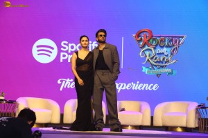 Alia Bhatt and Ranveer Singh promote Rocky Aur Rani Kii Prem Kahani on July 21, 2023