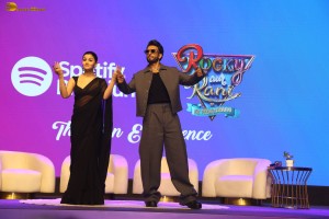 Alia Bhatt and Ranveer Singh promote Rocky Aur Rani Kii Prem Kahani on July 21, 2023