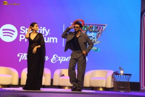 Alia Bhatt and Ranveer Singh promote Rocky Aur Rani Kii Prem Kahani on July 21, 2023