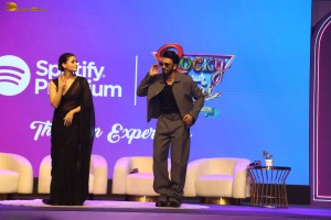 Alia Bhatt and Ranveer Singh promote Rocky Aur Rani Kii Prem Kahani on July 21, 2023