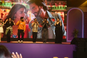 Alia Bhatt and Ranveer Singh promote Rocky Aur Rani Kii Prem Kahani on July 21, 2023