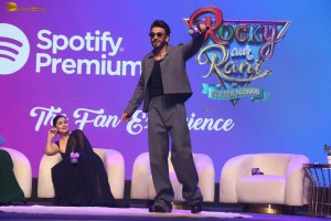 Alia Bhatt and Ranveer Singh promote Rocky Aur Rani Kii Prem Kahani on July 21, 2023