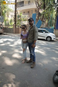 Actress Rubina Dilaik spotted with her husband Abhinav Shukla in Mumbai